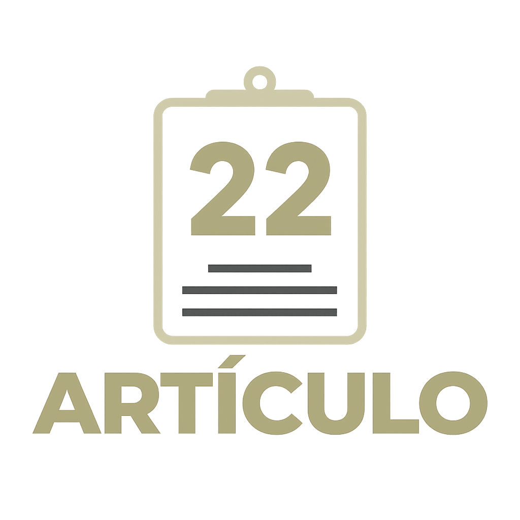 Artículo 22