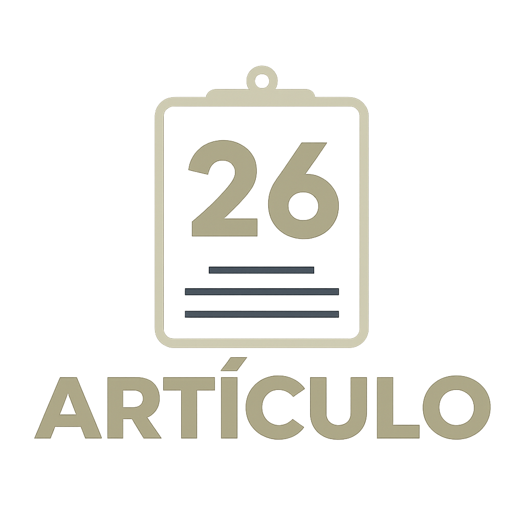 Artículo 26
