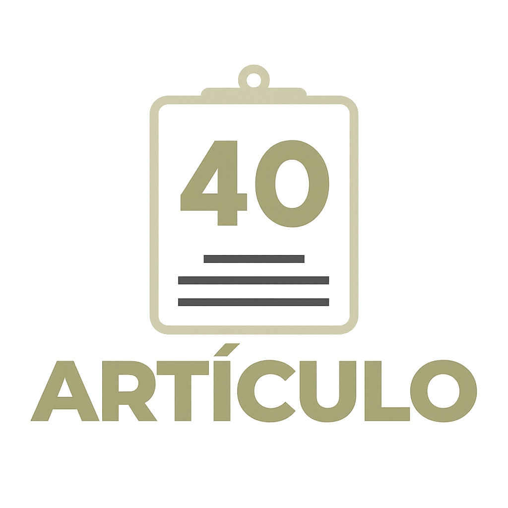 Artículo 40